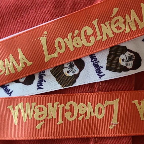 NWT Ledin Assymetrical Red A-line Mini Skirt Love Cinema Ribbon - Picture 13 of 14